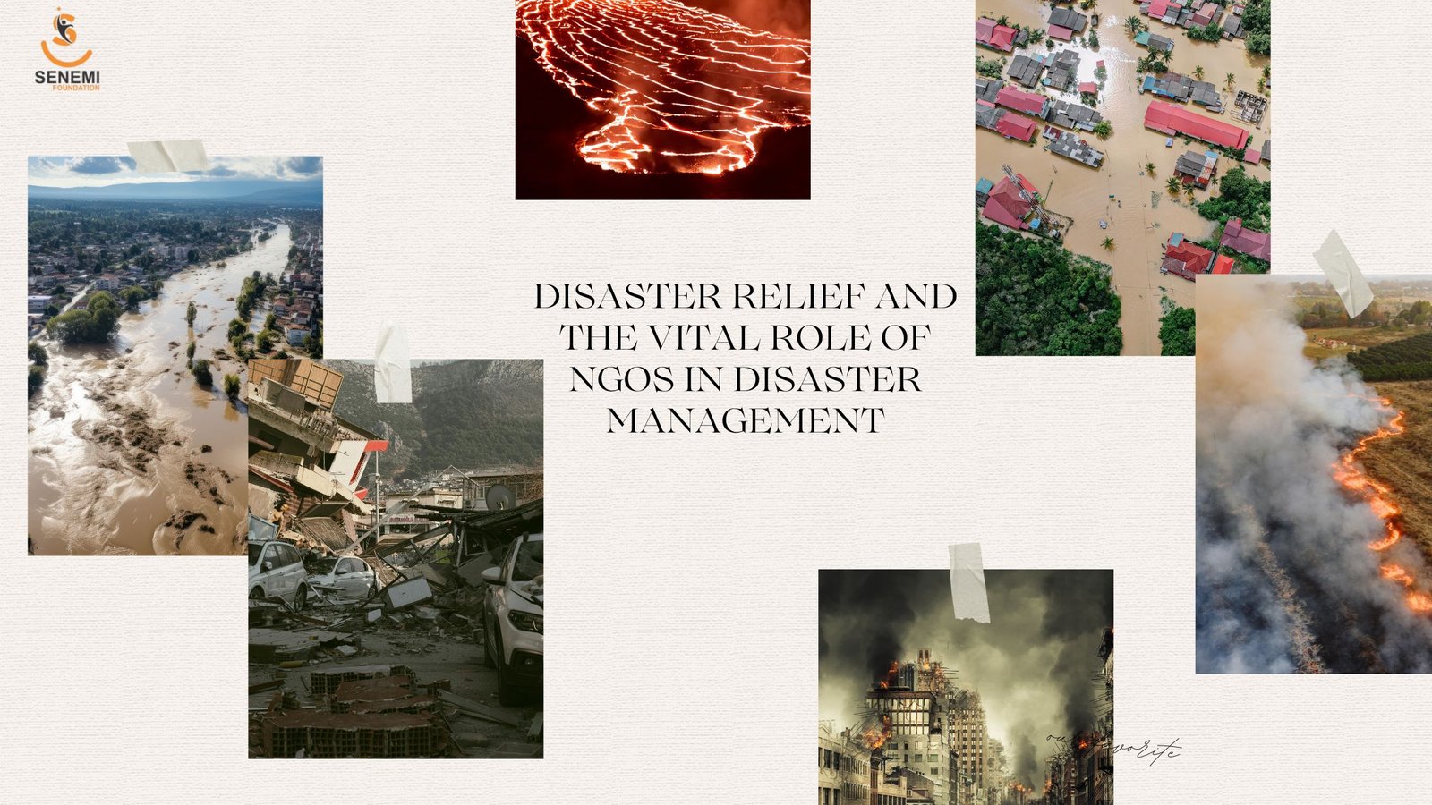 Disaster Relief and the Vital Role of NGOs in Disaster Management Disaster Relief and the Vital Role of NGOs in Disaster Management